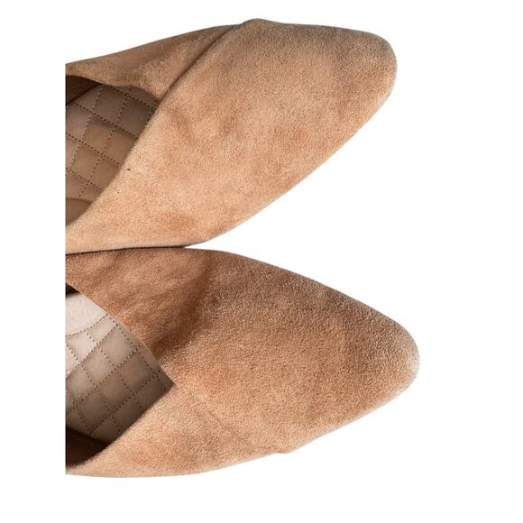 BIRDIES Goldfinch Tan Suede Ballet Flat Women's Size 9 Pointed Toe Leather Fall - Picture 12 of 13